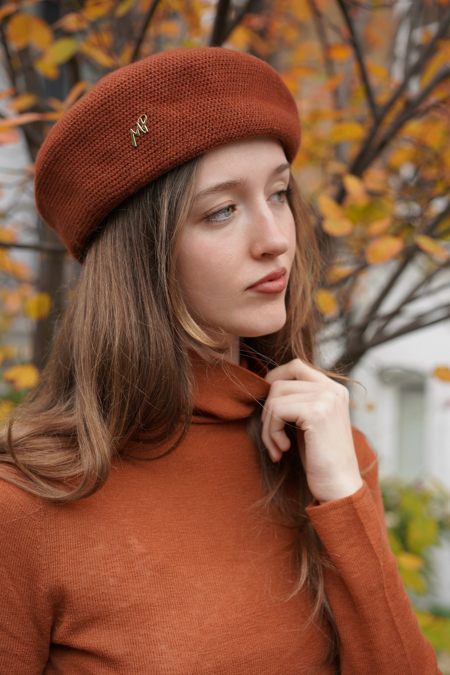 Autumn Woods Merino Knit (Pumpkin)