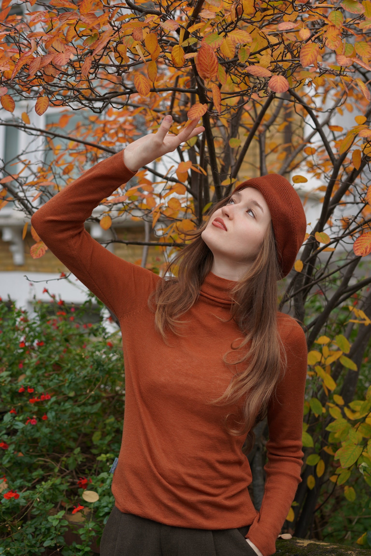 Autumn Woods Merino Knit (Pumpkin)