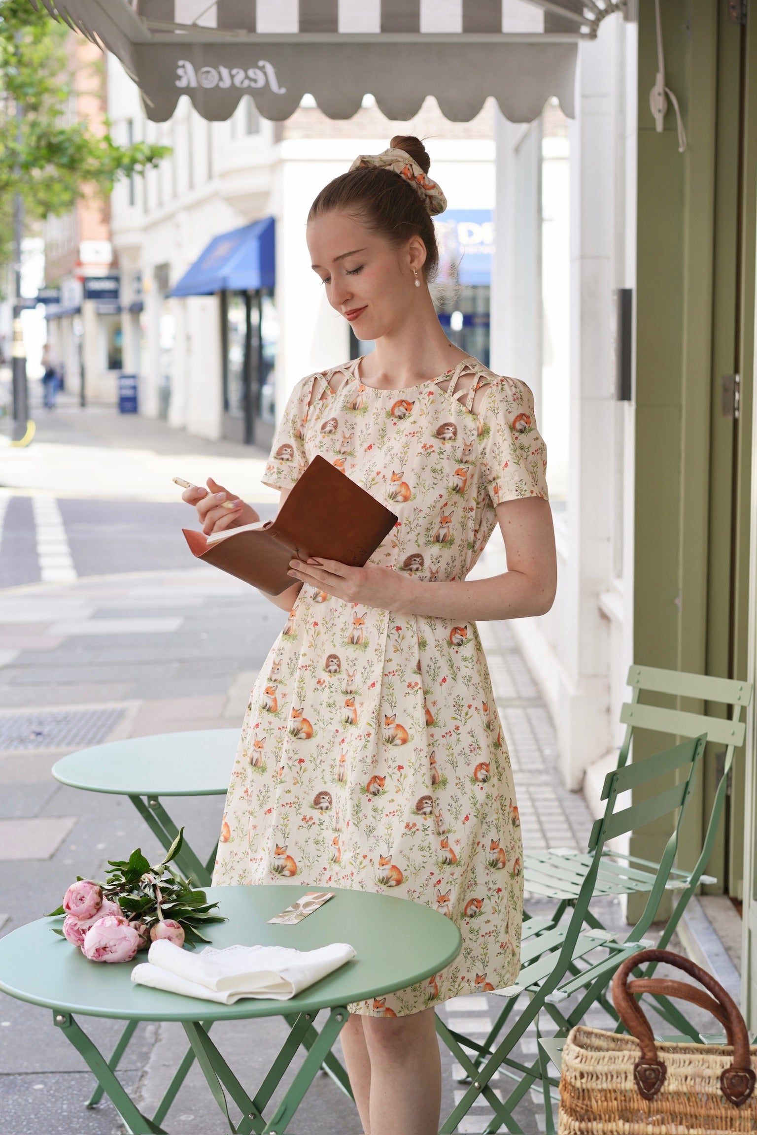 Baby Fox & Friends Cotton Dress
