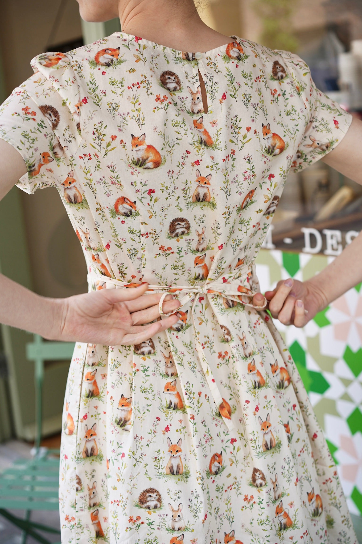 Baby Fox & Friends Cotton Dress