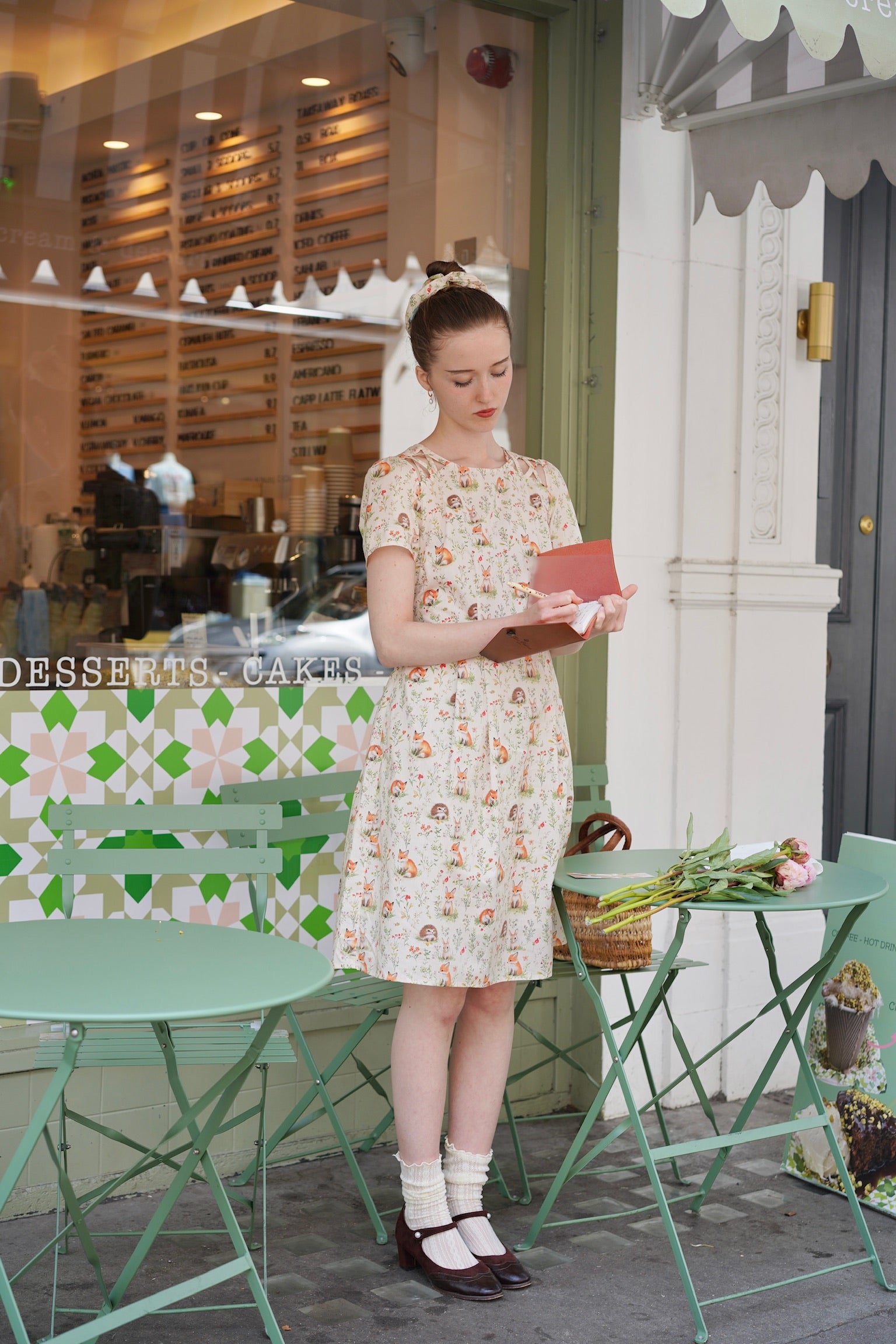 Baby Fox & Friends Cotton Dress