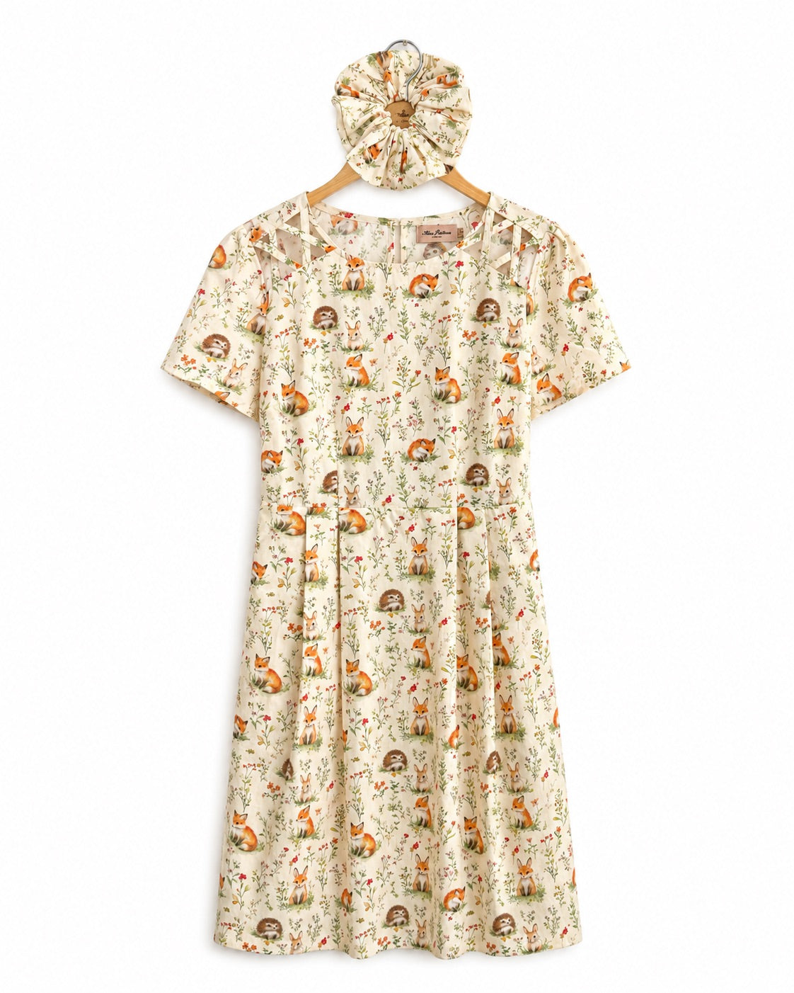 Baby Fox & Friends Cotton Dress
