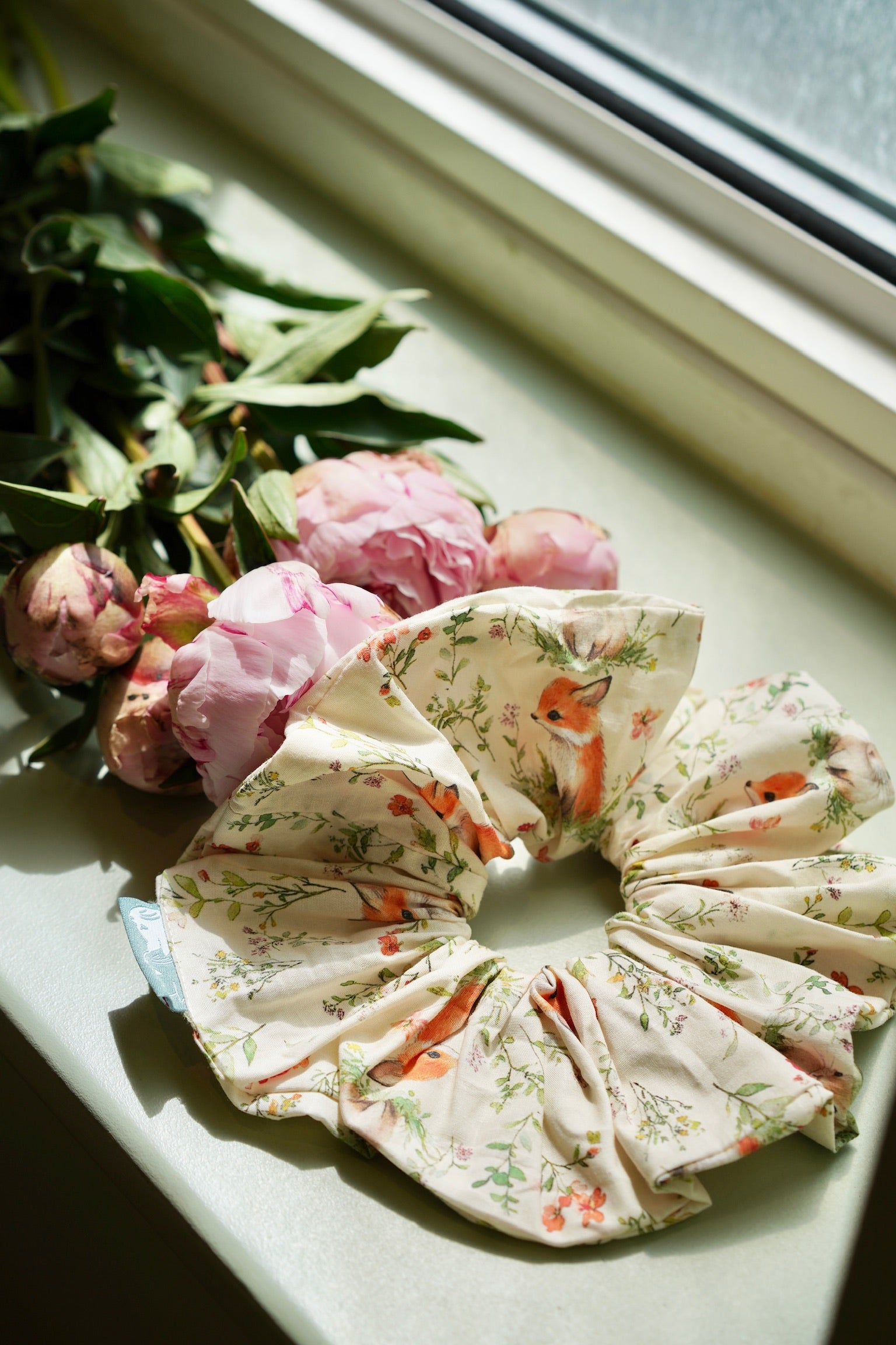 Baby Fox & Friends Cotton Scrunchie