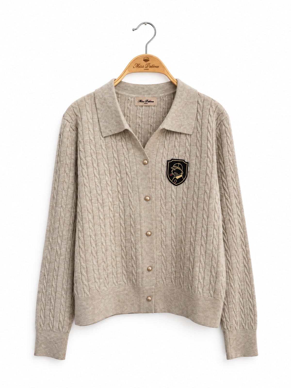 Baker Street Cat Cardigan & Scarf Set