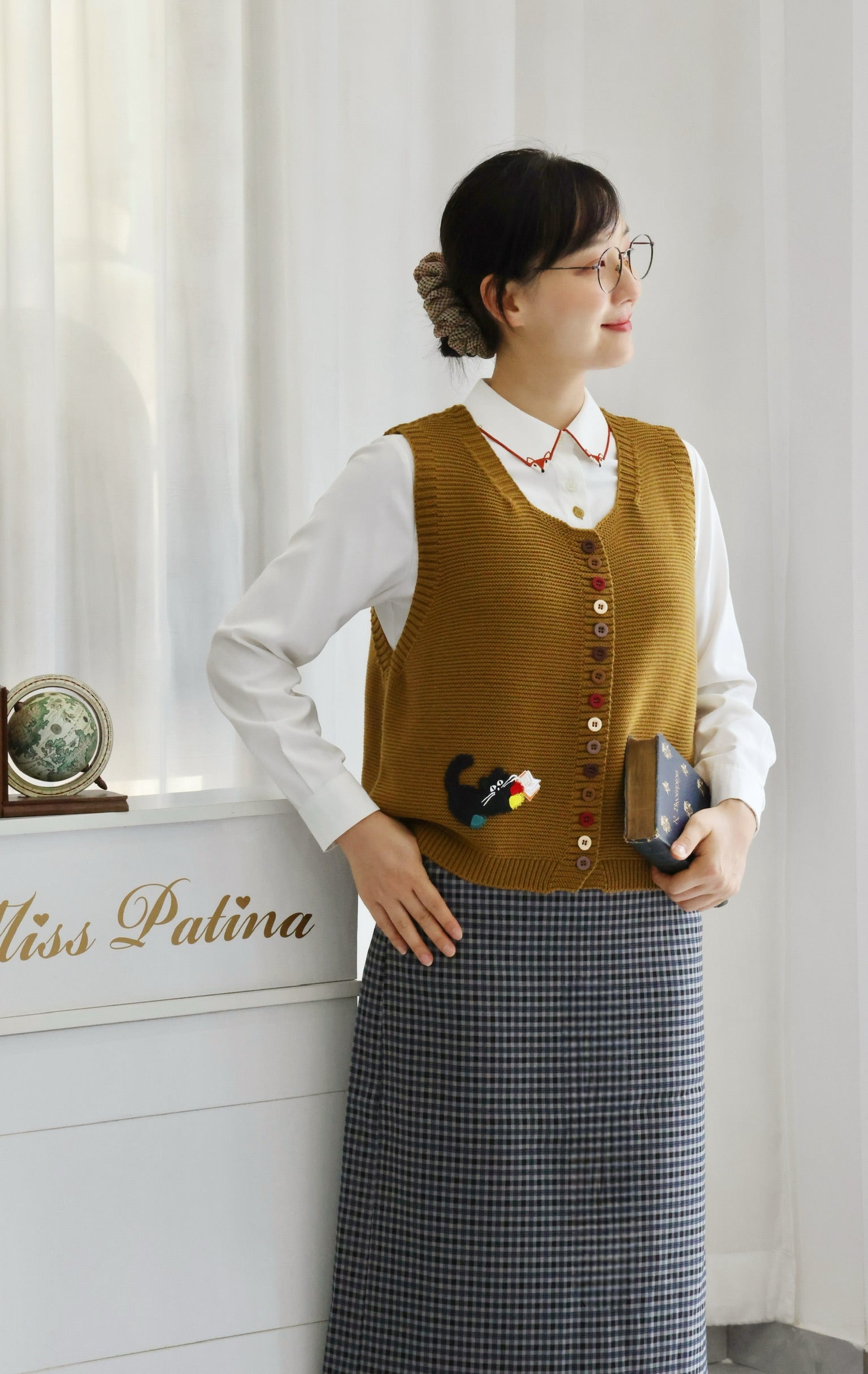 Bibliocat Cotton Vest