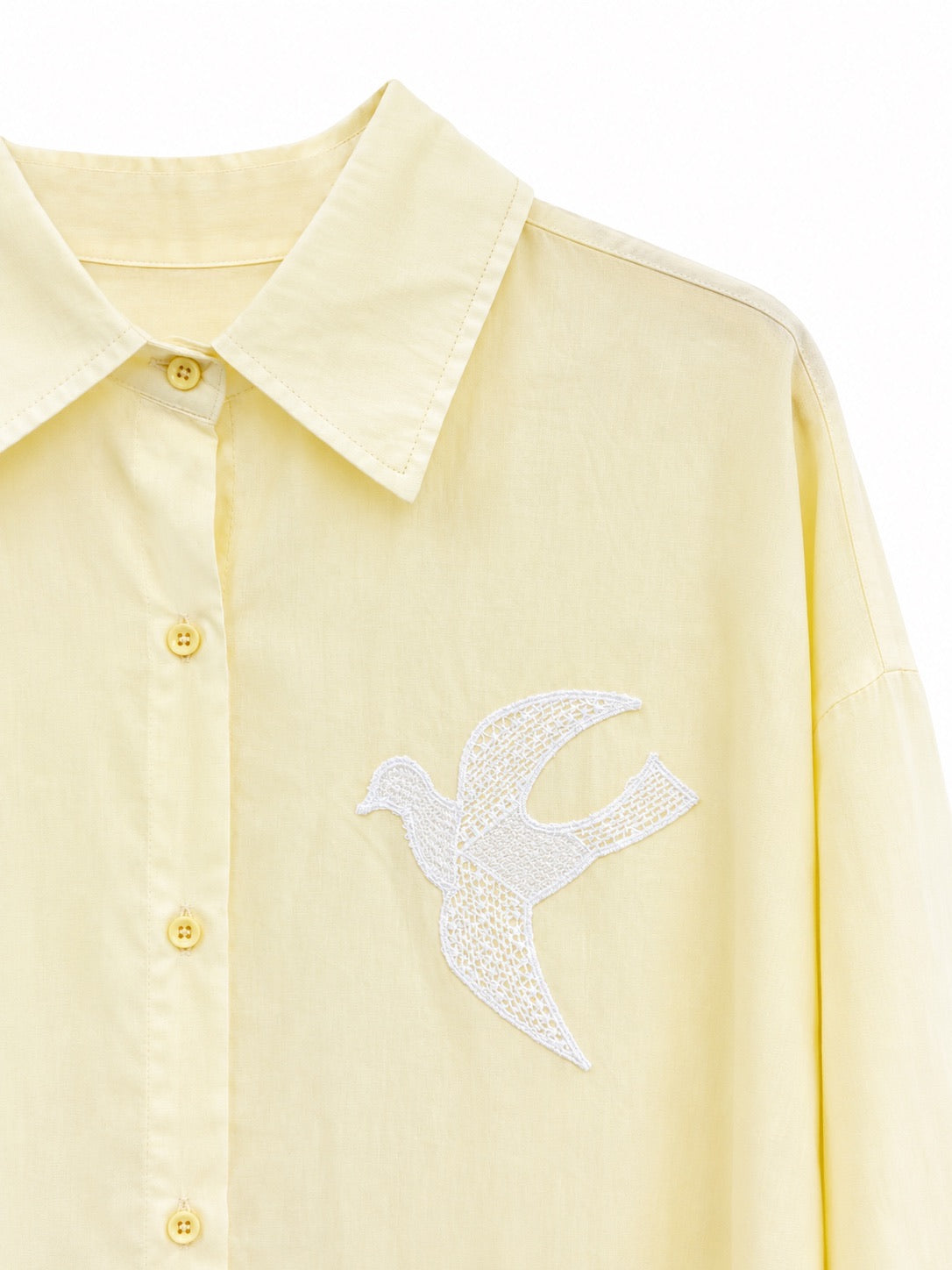 Birdsong Lyocell Shirt Set (Butter Yellow)
