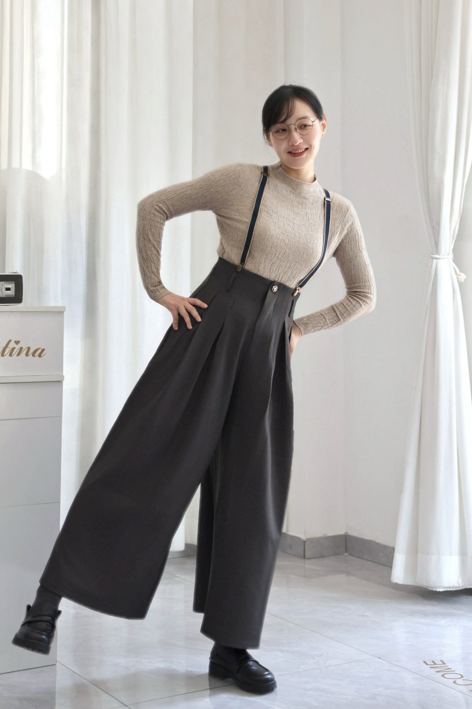 Autumn Grove Knit Top (Oatmeal)