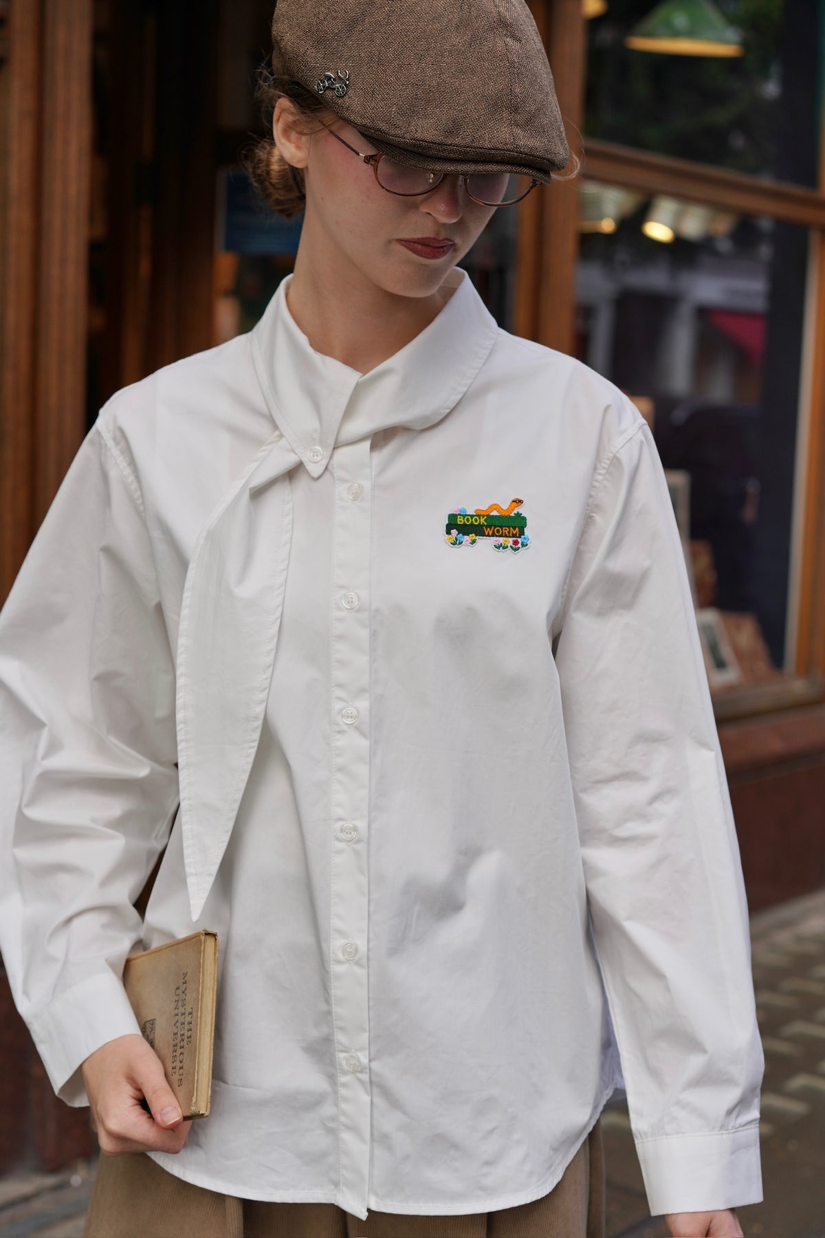 Bookworm Cotton Shirt