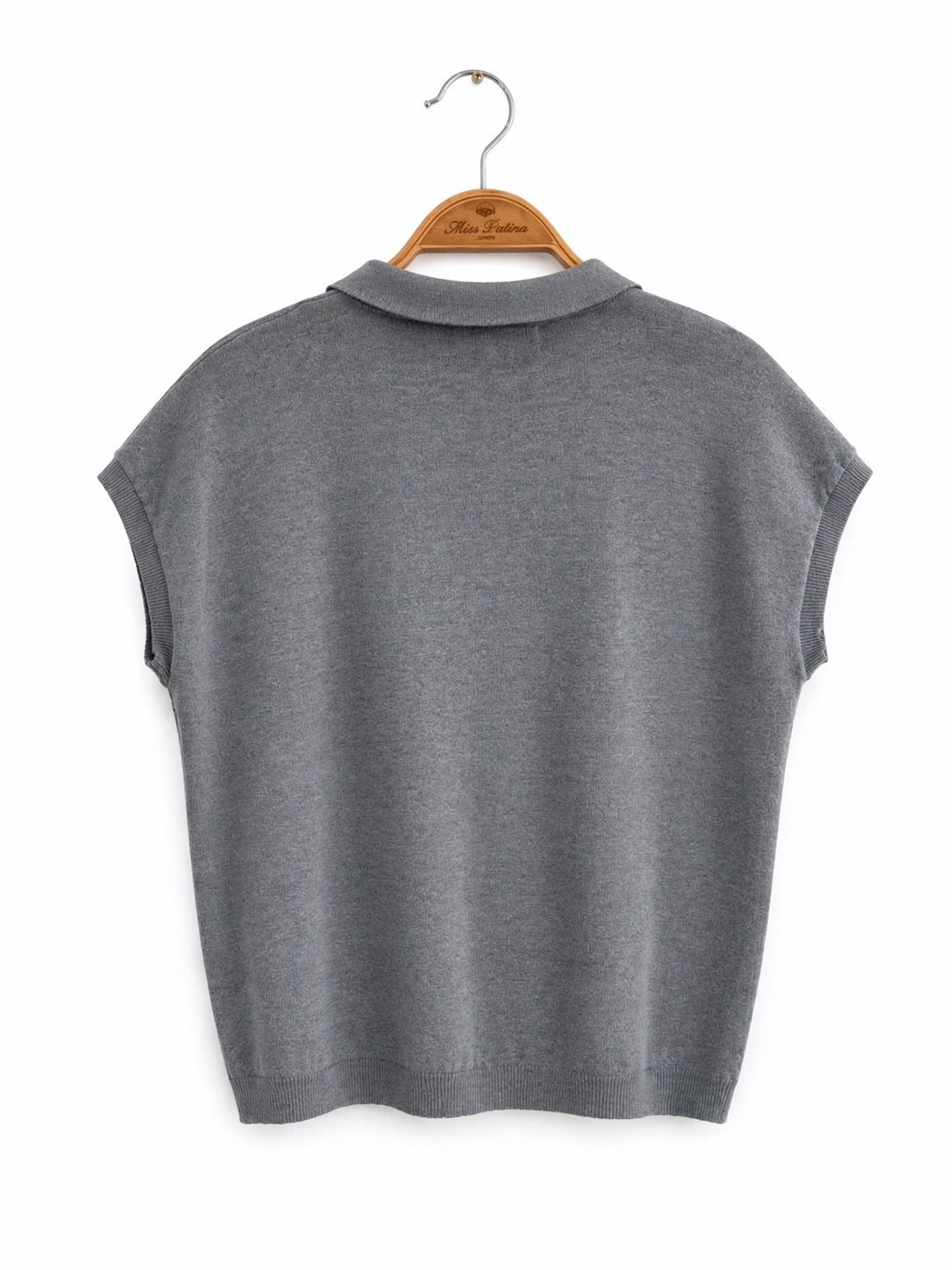 Bow & Tie Knit Polo Top  (2 colours)