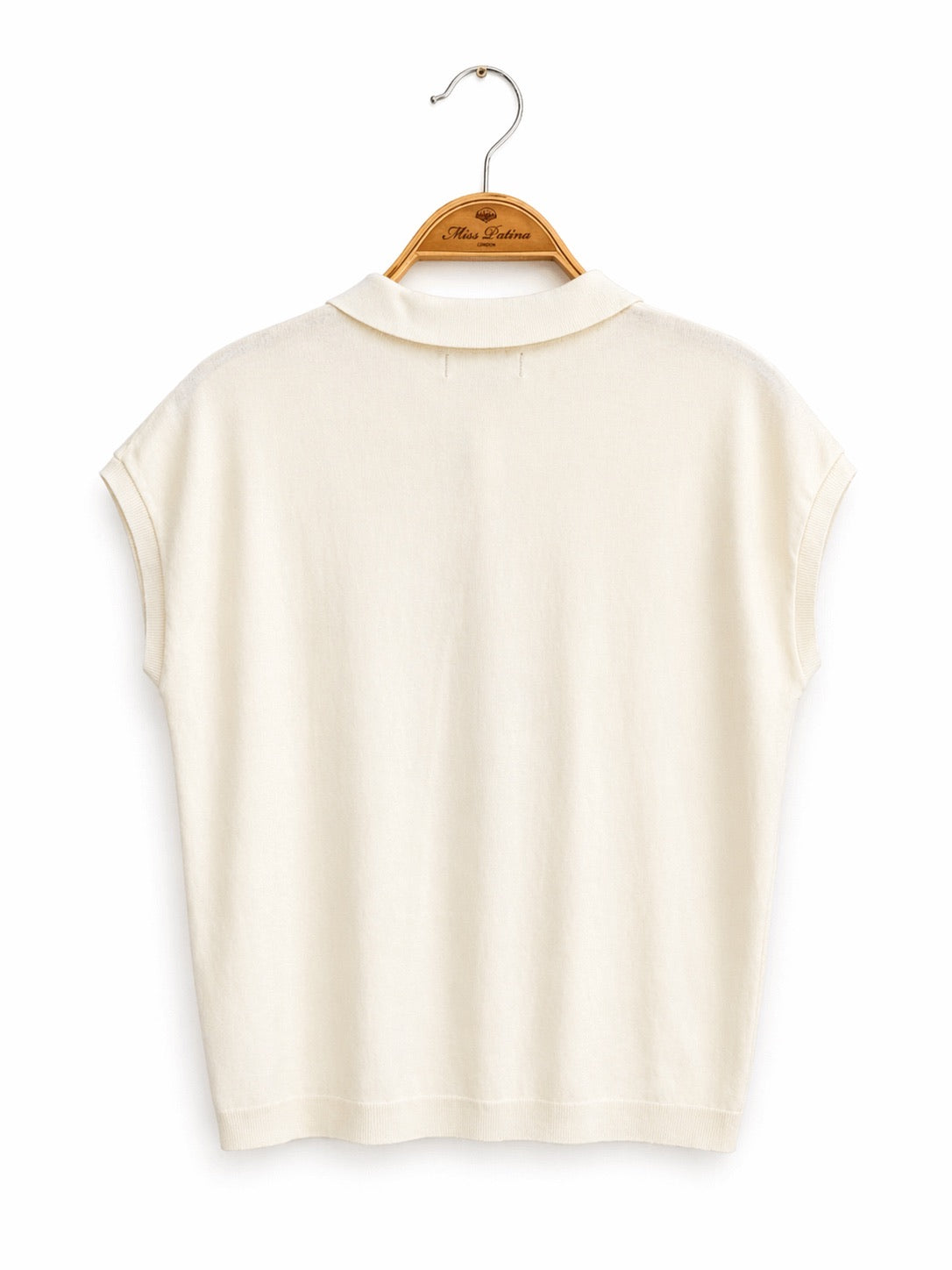 Bow & Tie Knit Polo Top  (2 colours)