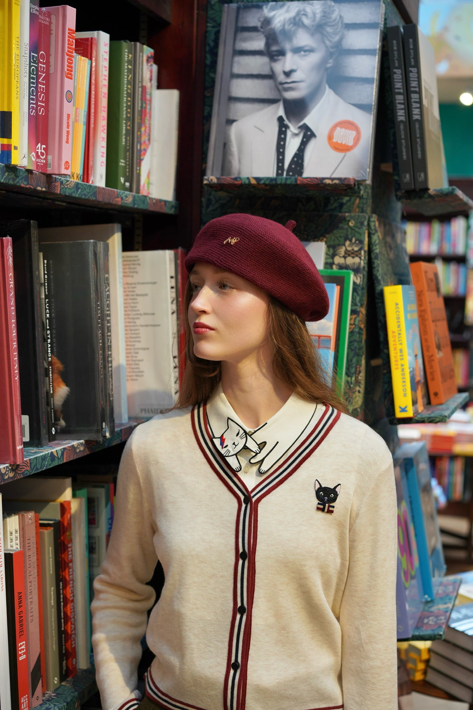 Bowie Cat Mock Collar