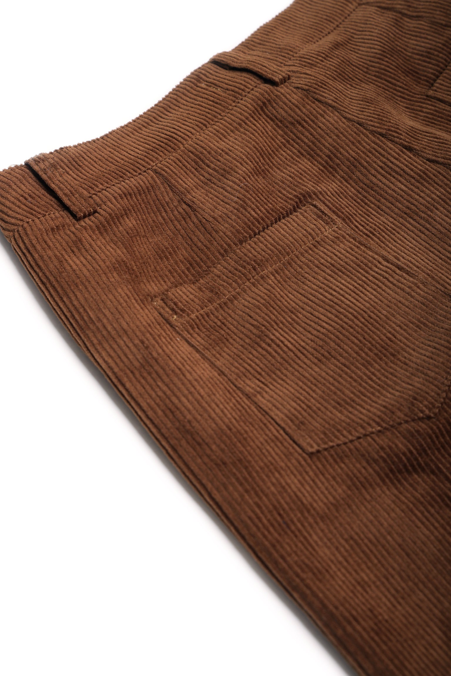 Braced Corduroy Culottes  (Toffee)
