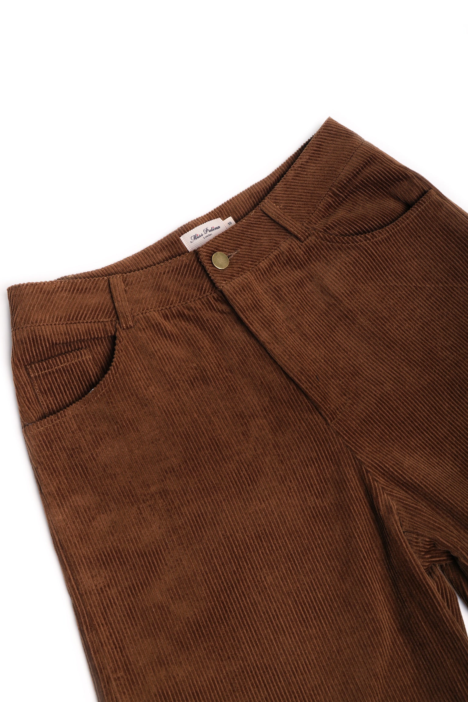 Braced Corduroy Culottes  (Toffee)