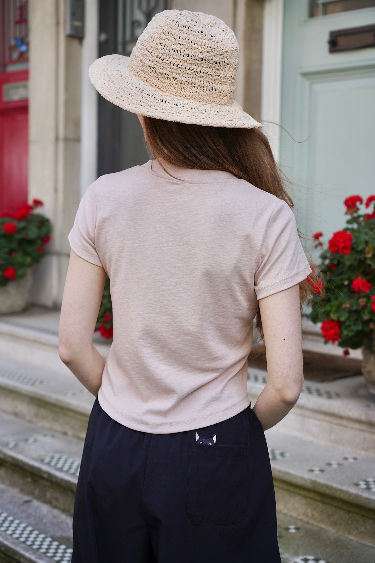 Kitty Paw Henley Cotton Tee (3 colours)