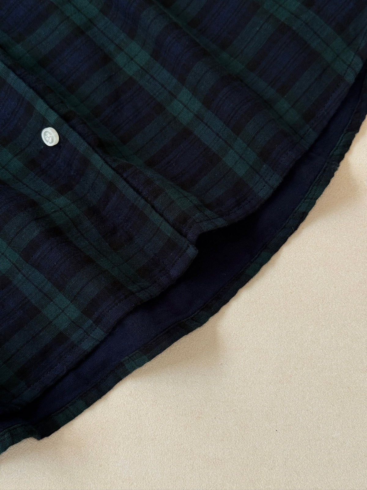 Briony Tartan Cotton Blouse