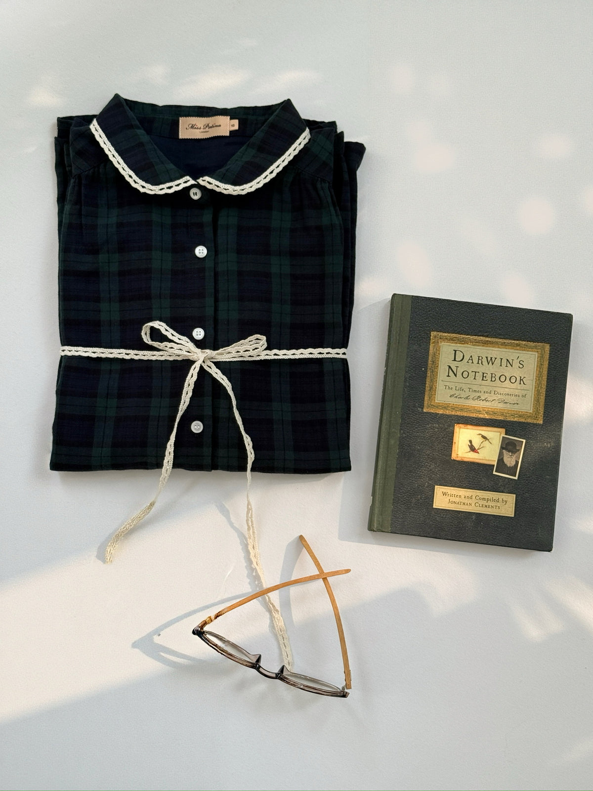 Briony Tartan Cotton Blouse