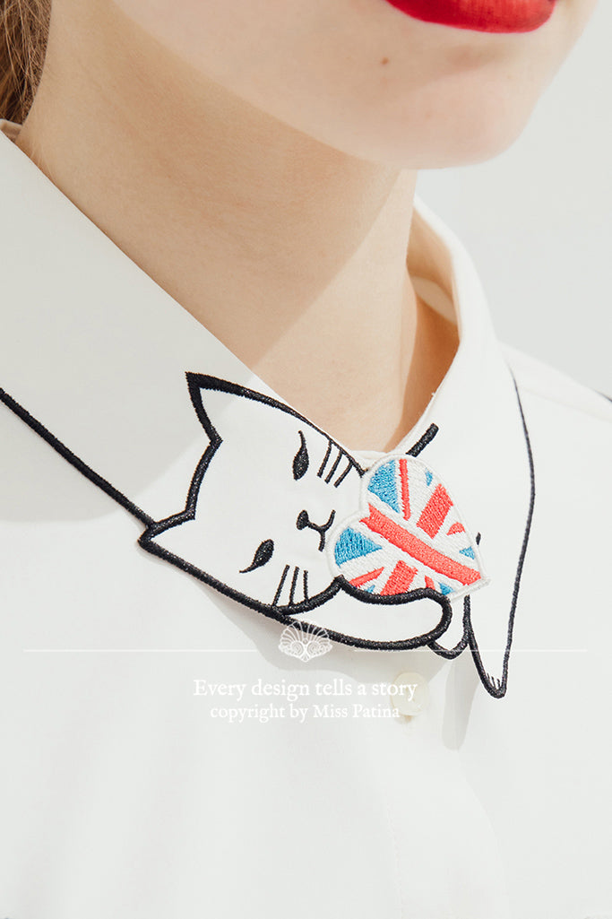 Briton Loves Cat Shirt