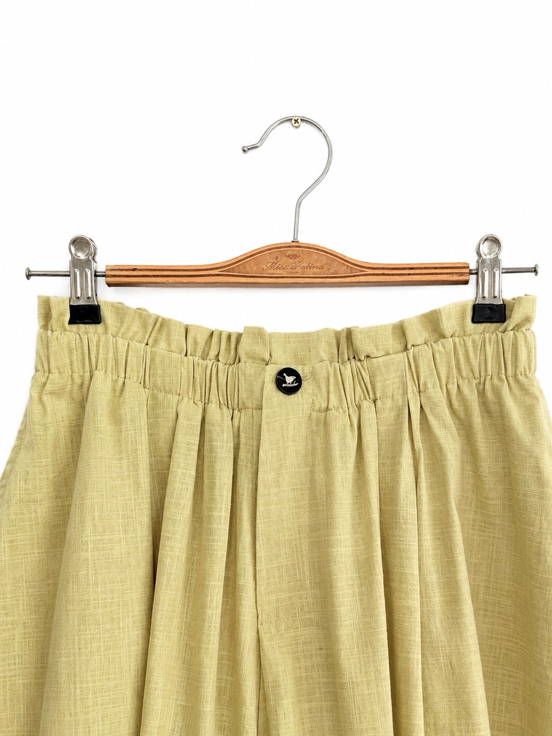Buttercup Breeze Cotton Shorts (Light Mustard)