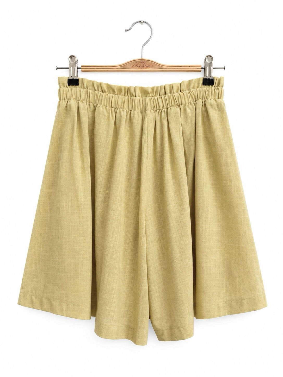 Buttercup Breeze Cotton Shorts (Light Mustard)
