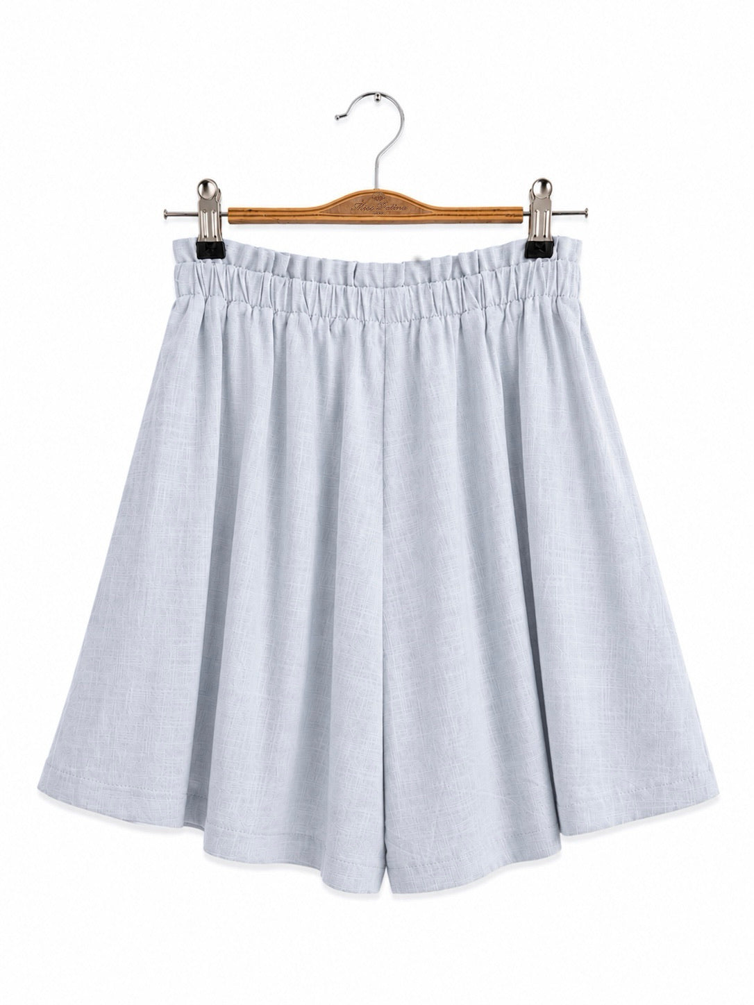 Buttercup Breeze Cotton Shorts (Pastel Blue)
