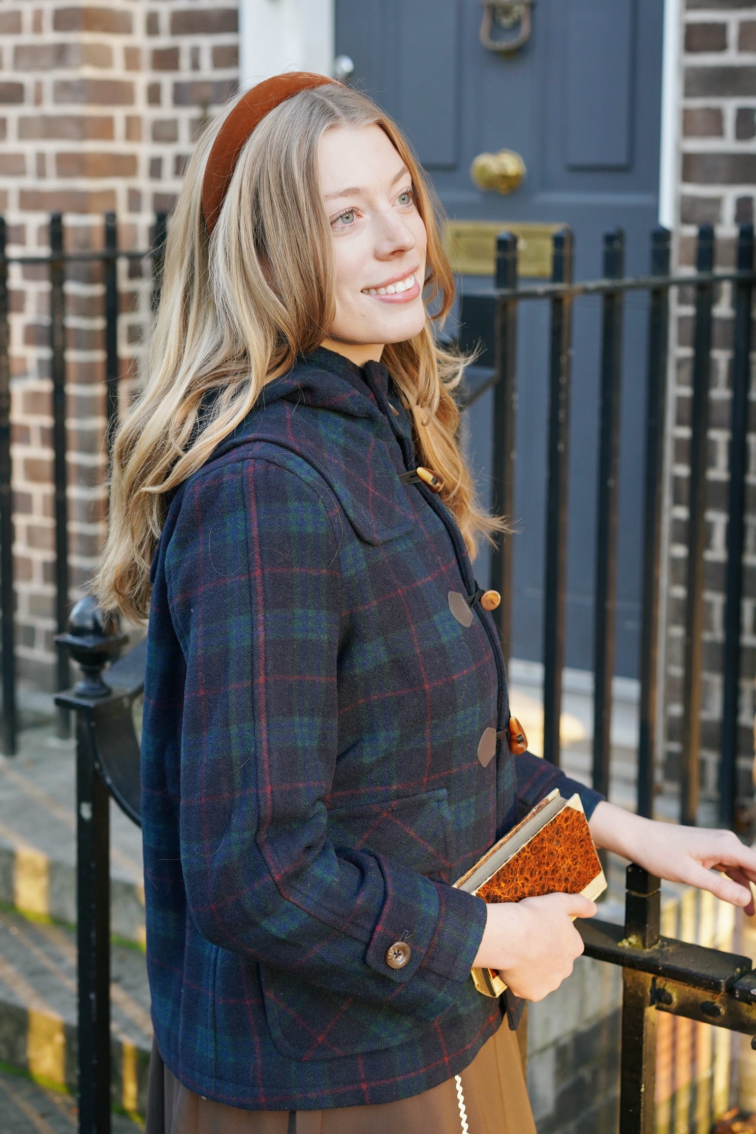 Caledonian Wool Duffle Coat (Tartan)