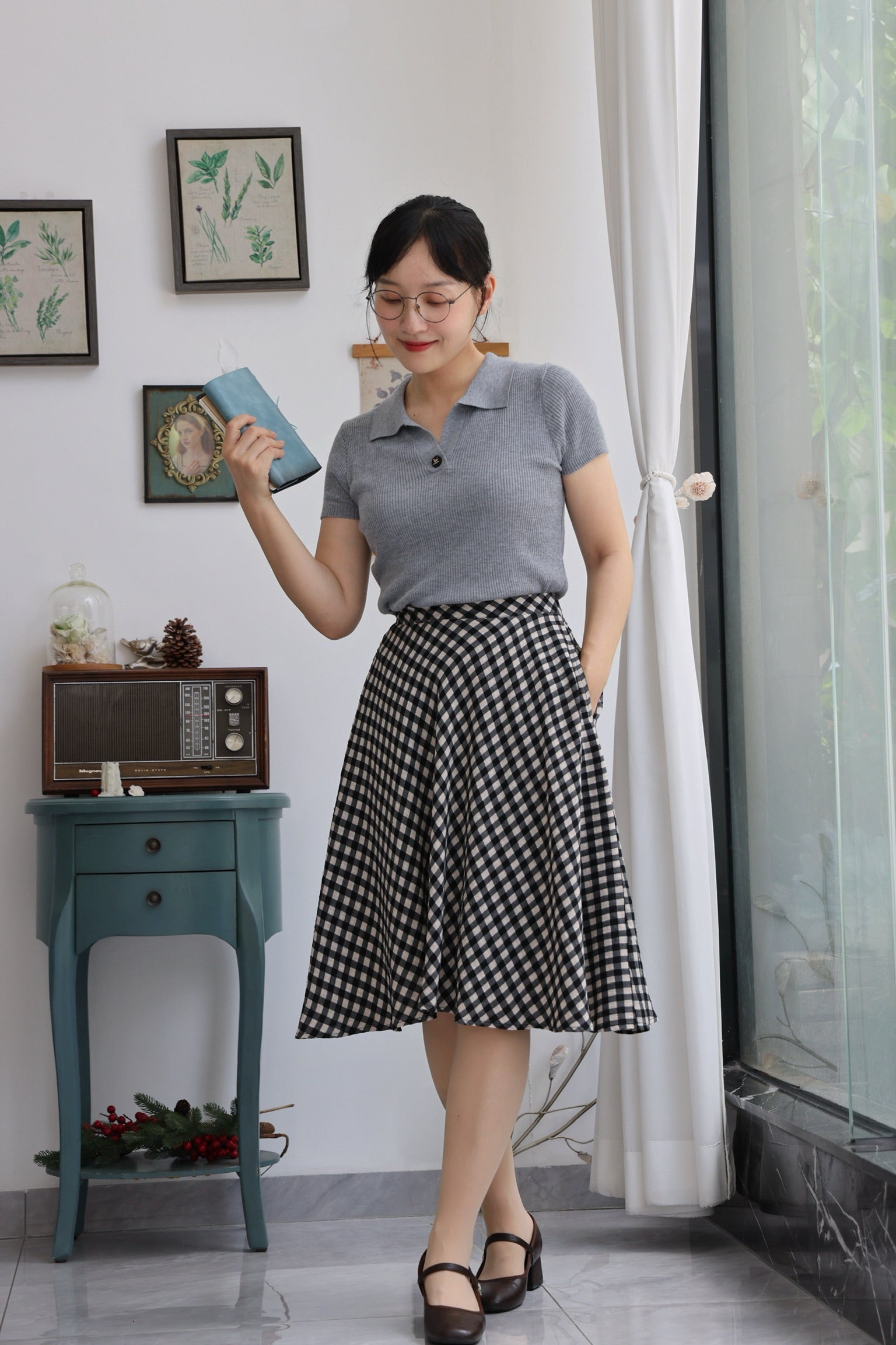 Campus Wool-Blend Polo Knit