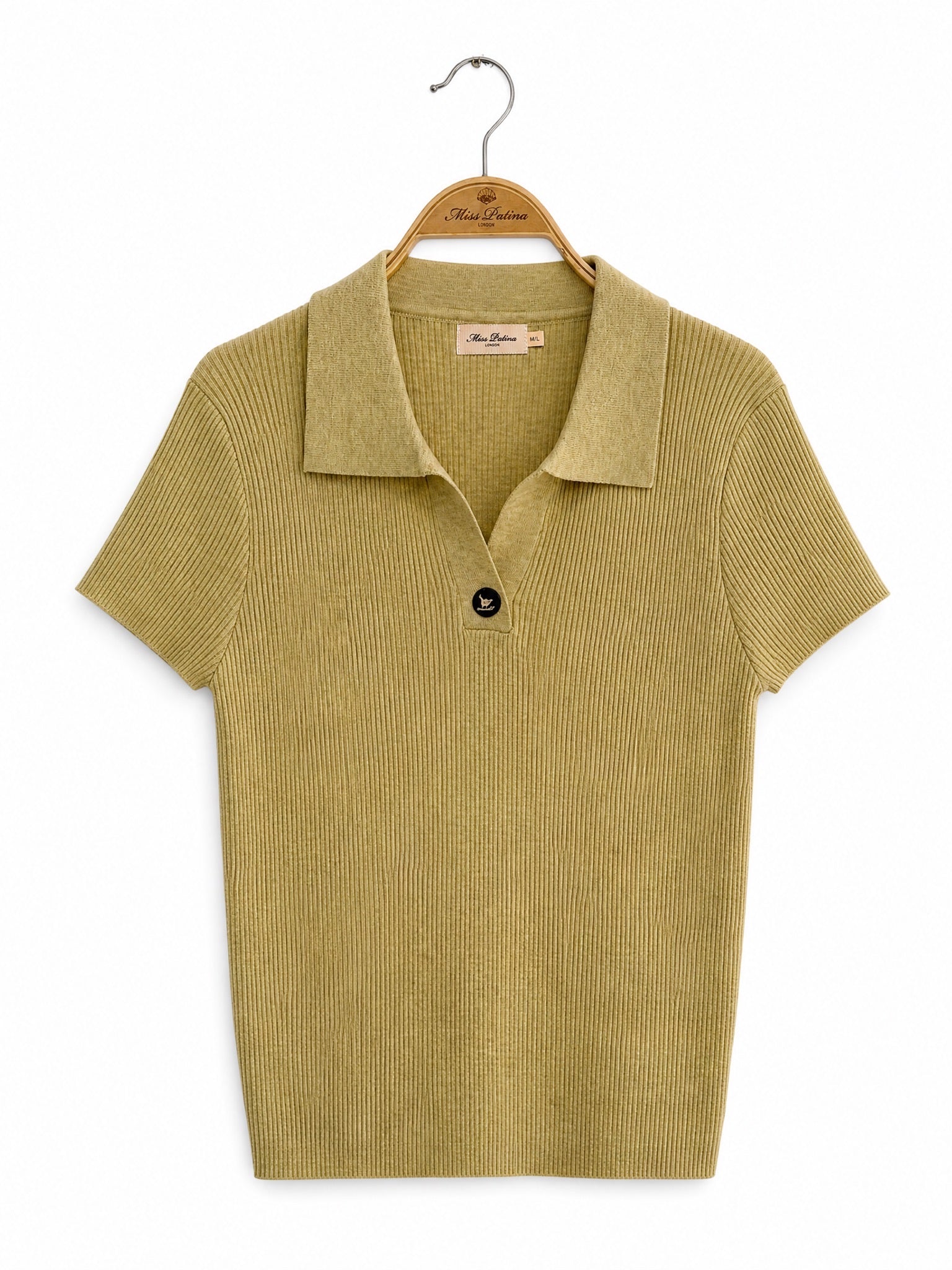 Campus Wool-Blend Polo Knit