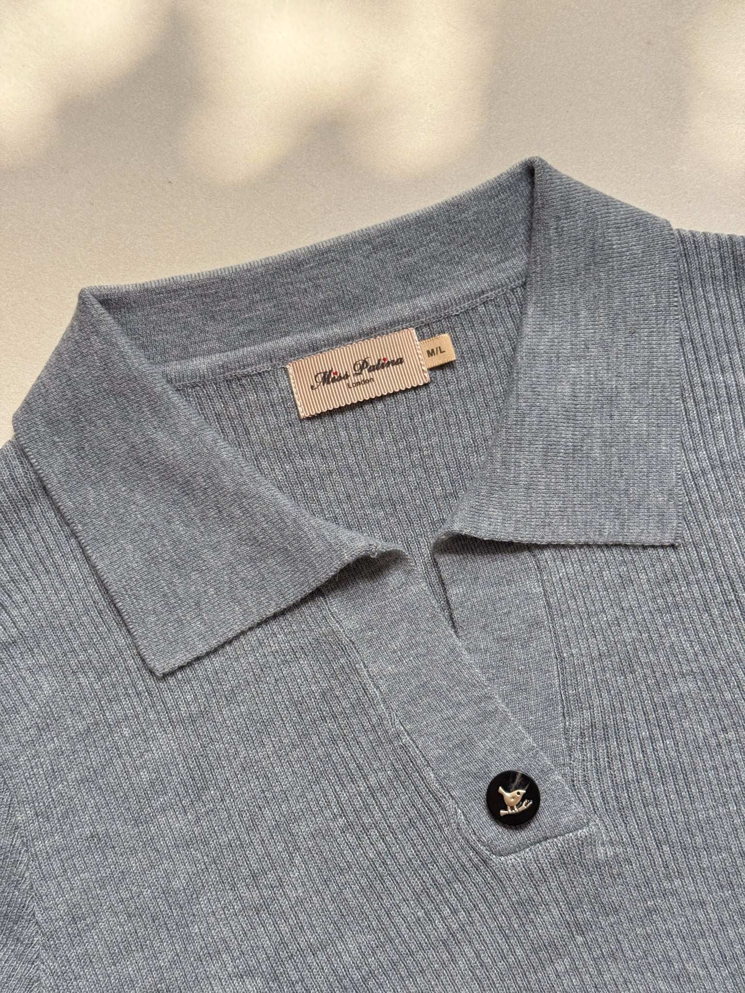 Campus Wool-Blend Polo Knit
