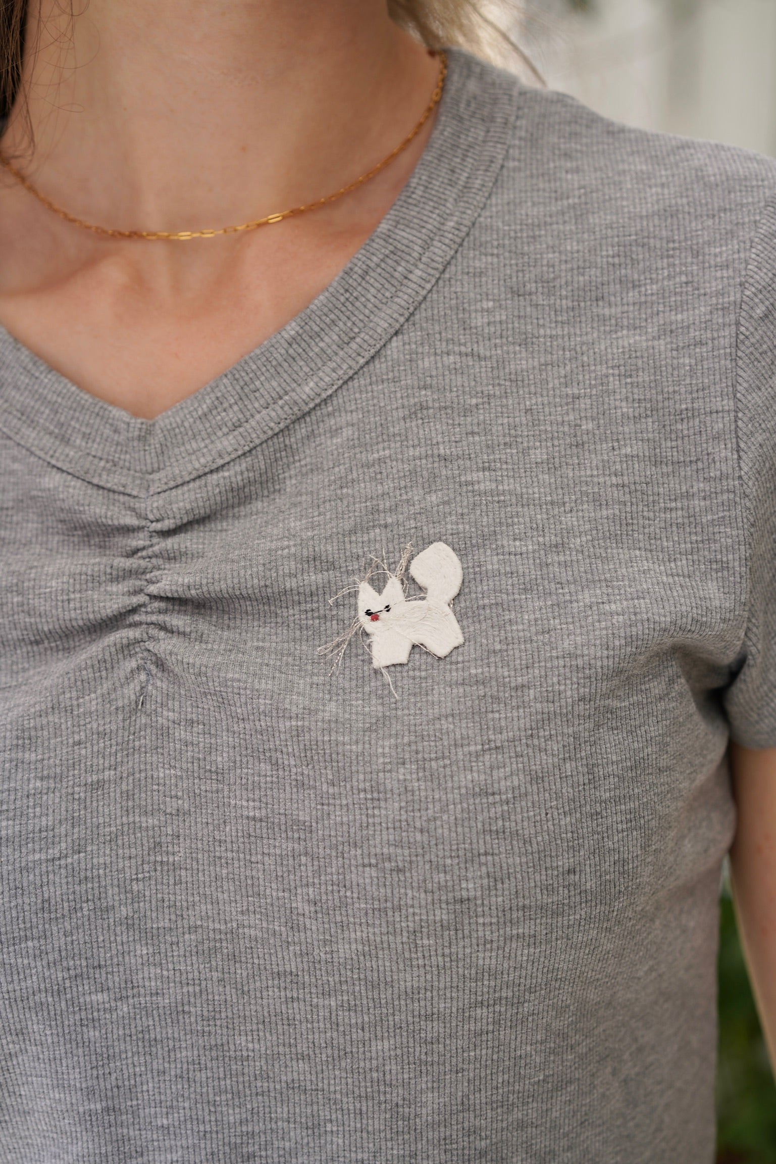 Cat-On-The-Go Top (Grey)