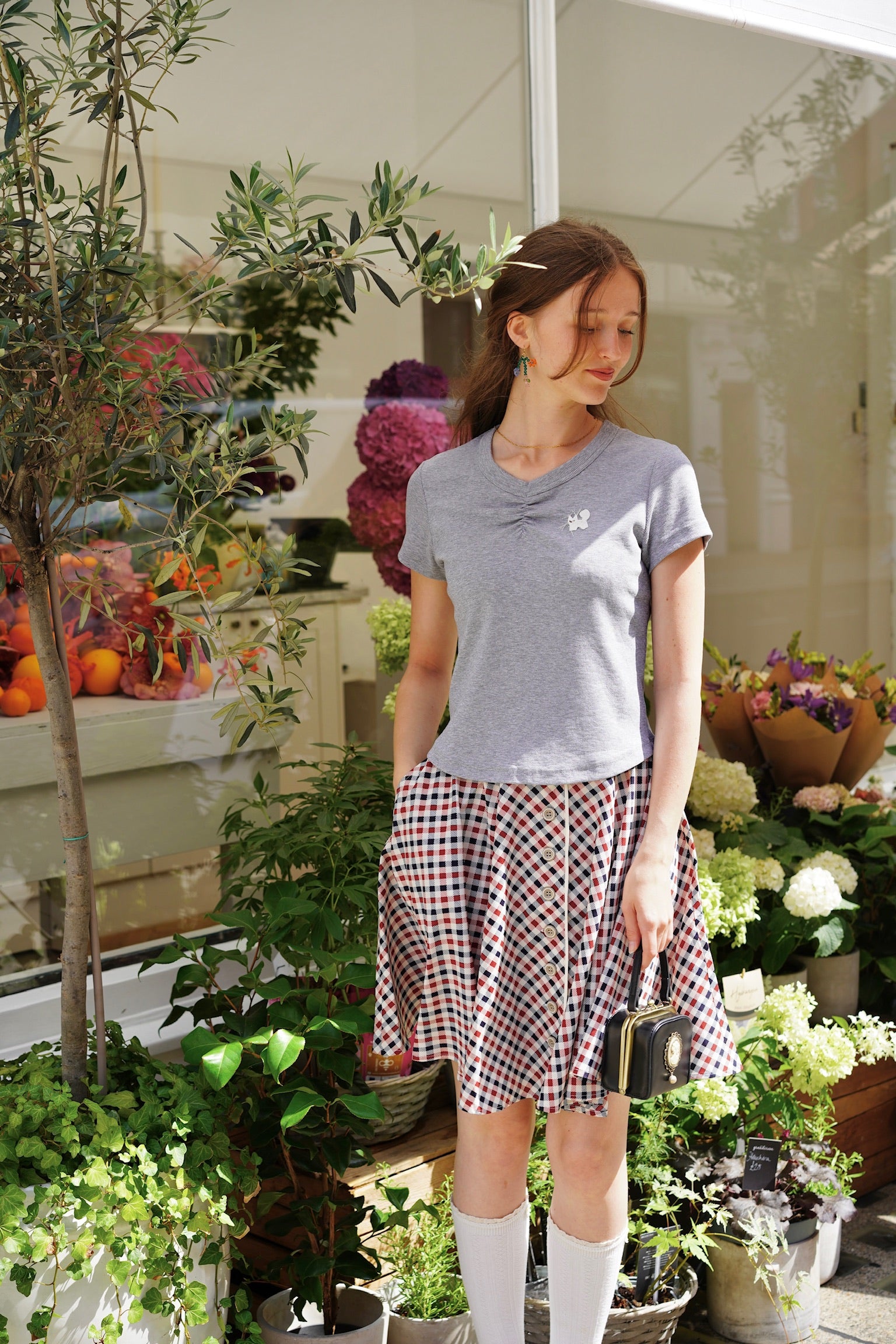 Adele Skirt (Gingham)
