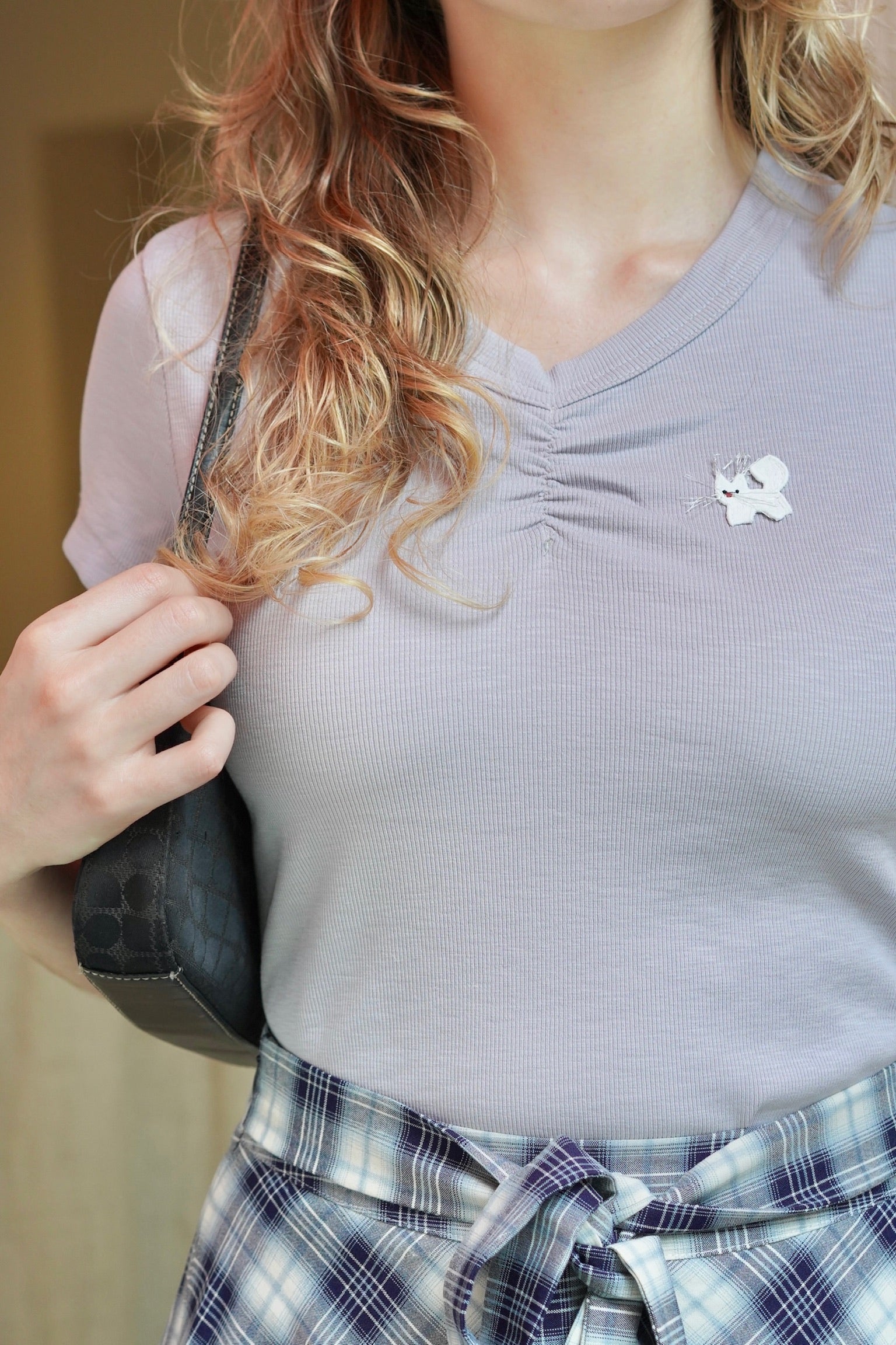 Cat-On-The-Go Top (Lilac)