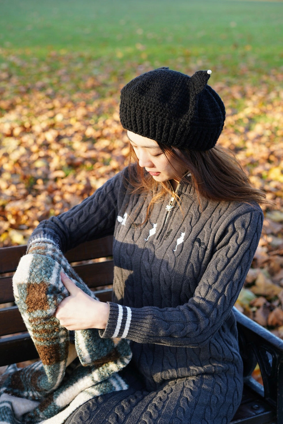 Cat Lady Cable Knit Dress