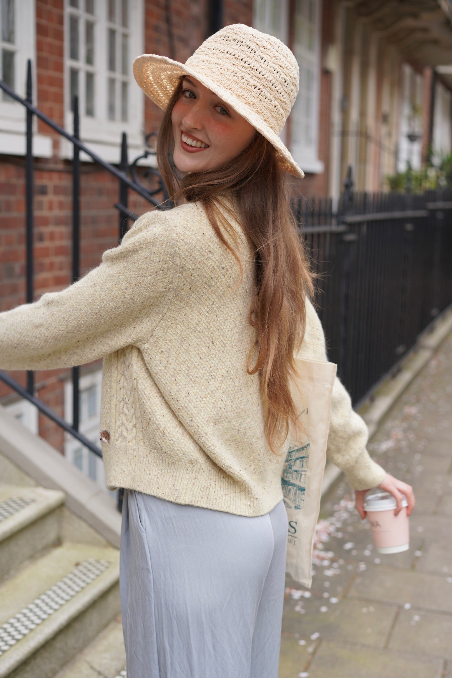 Vanilla Cream Hedgehog Cardigan (Butter)