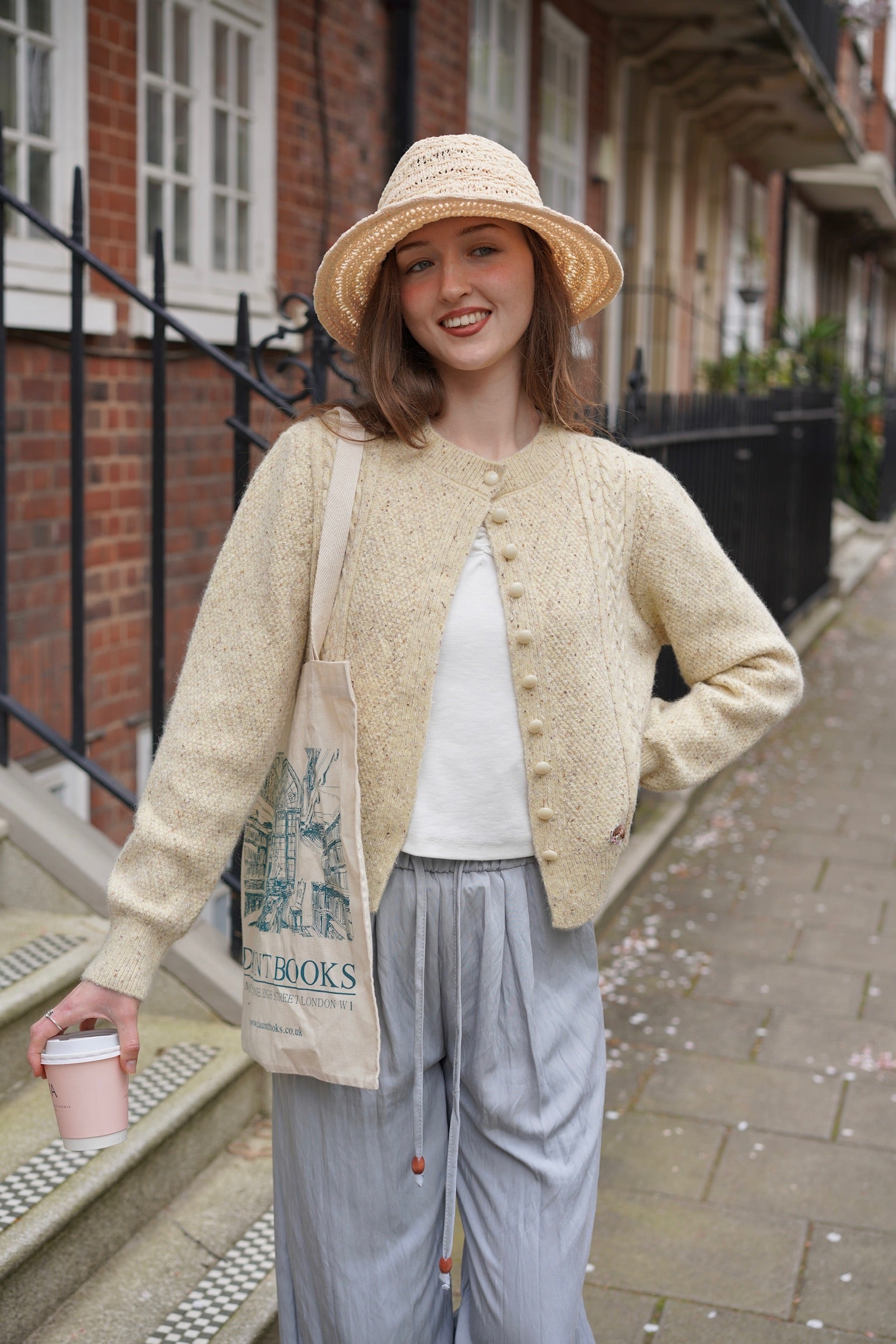 Vanilla Cream Hedgehog Cardigan (Butter)