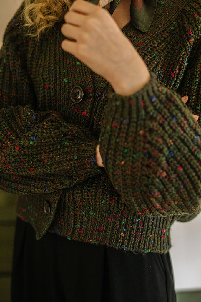 Cheltenham Cardigan (Moss)