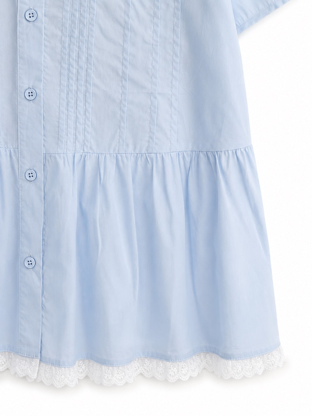 Cherry Wink Doll Blouse (Blue)