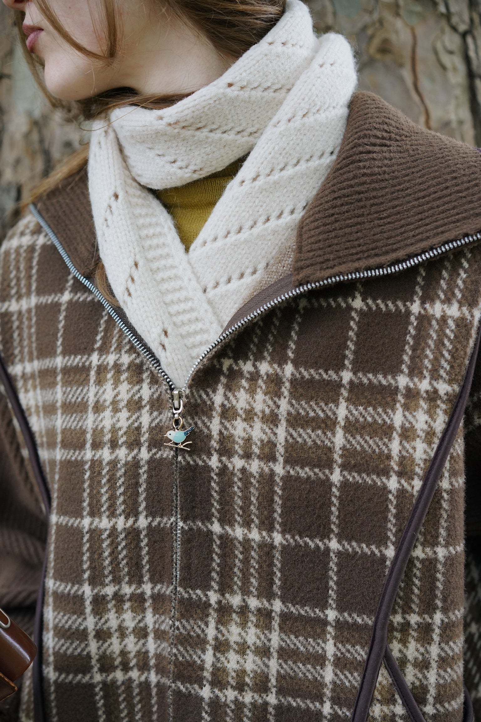 Chestnut Check Jacket