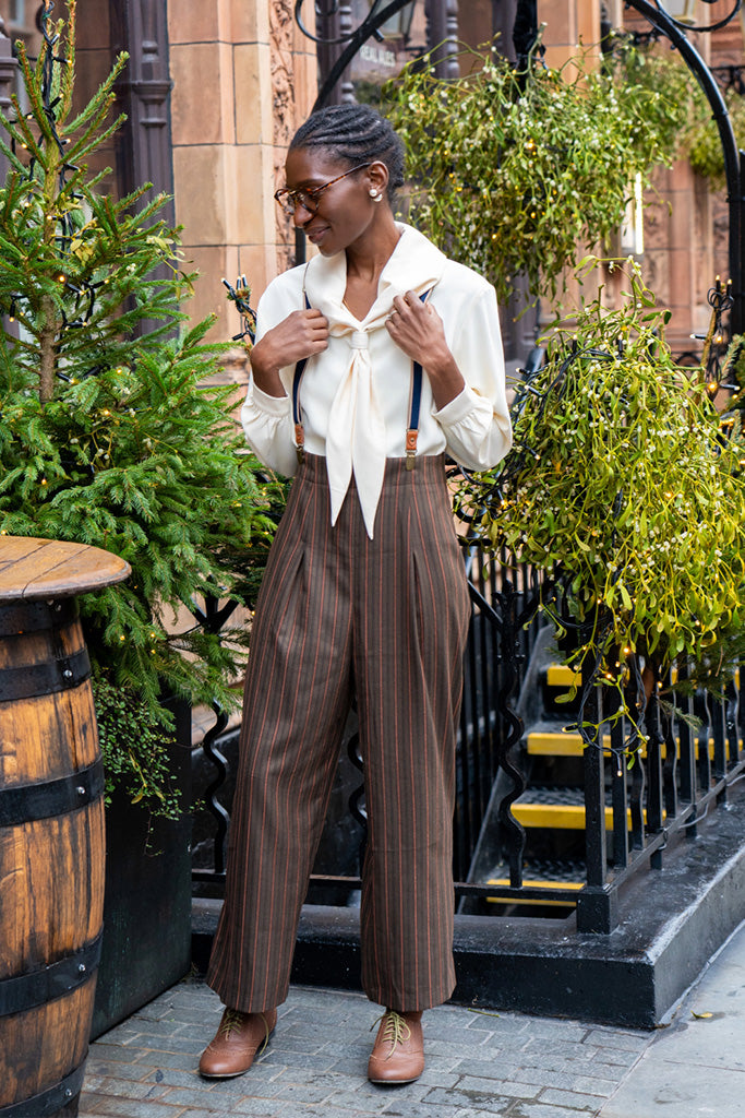 Cinnamon Swirl Culotte Trousers