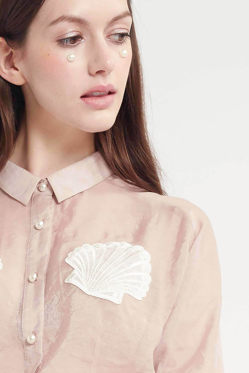 Coastal Love Shirt (Pearl Pink)