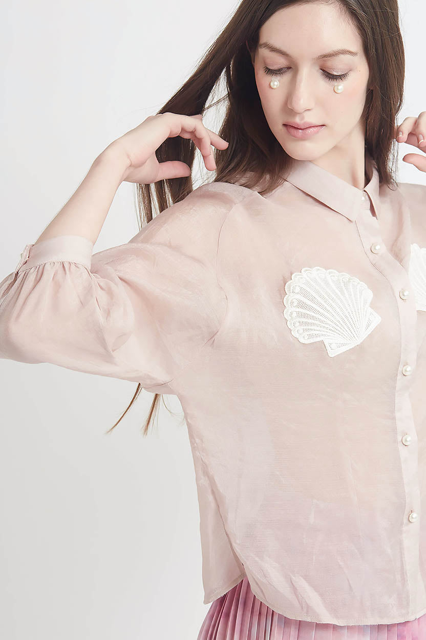 Coastal Love Shirt (Pearl Pink)