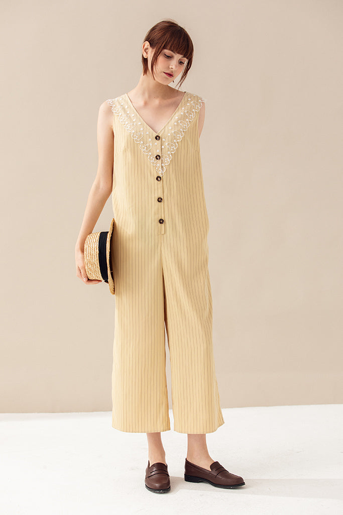Combe Jumpsuit (Butter)