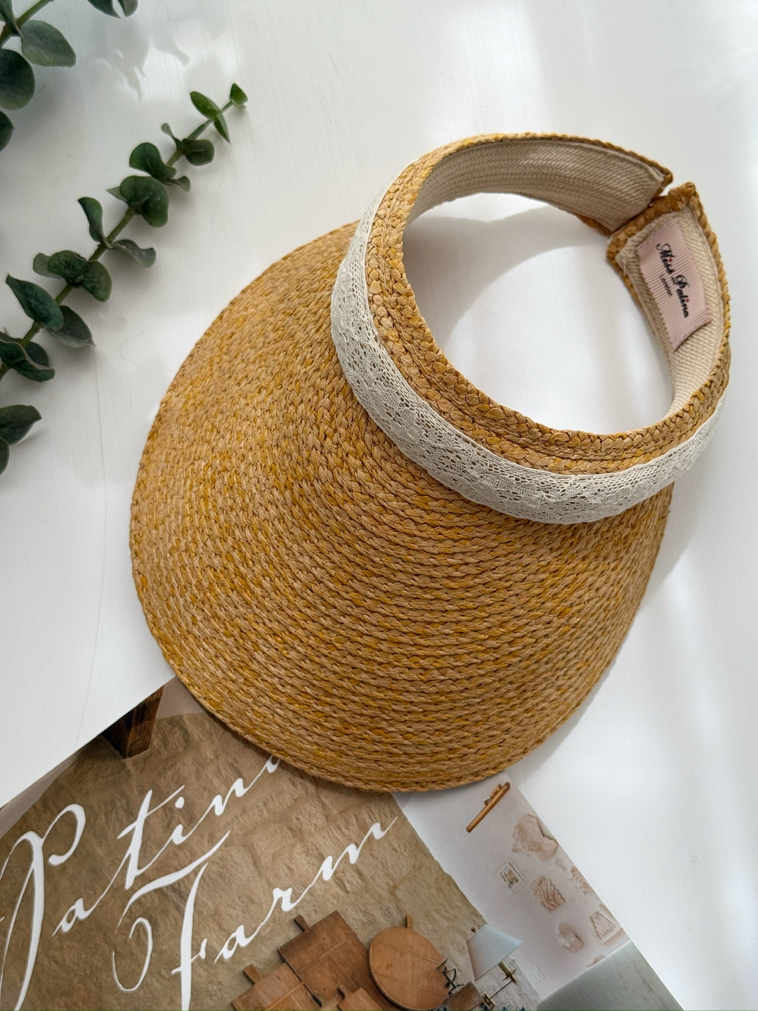 Cotswold Lace Sun Visor (Golden Wheat)