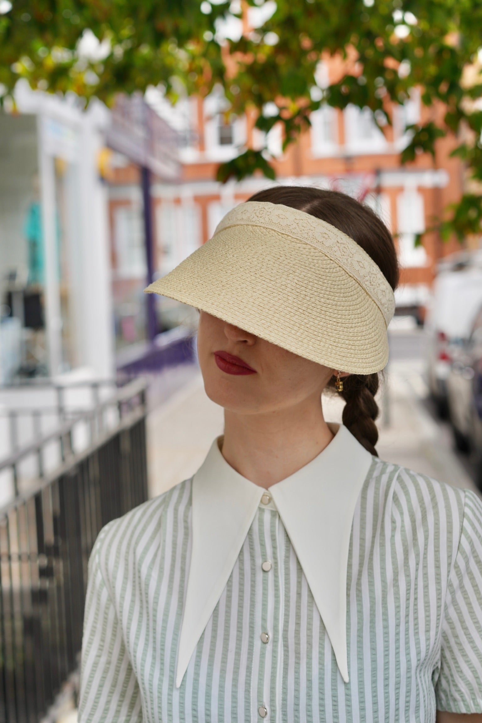 Cotswold Lace Sun Visor (Natural)