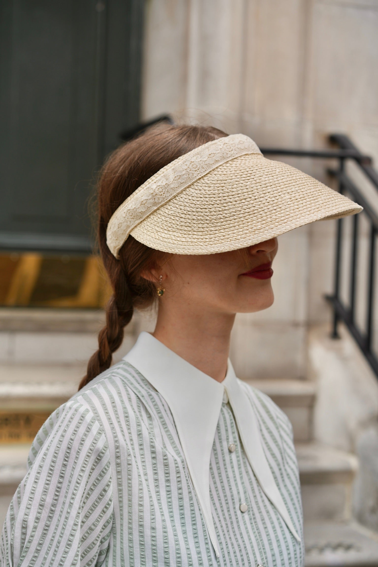Cotswold Lace Sun Visor (Natural)