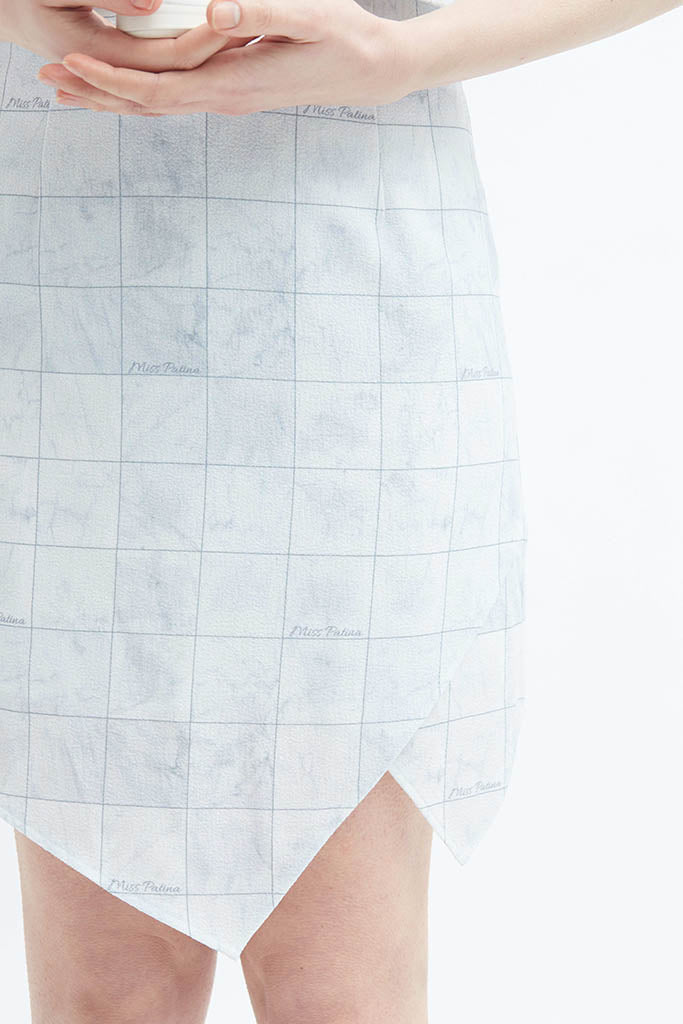 Cubic Mini Skirt (Marble)