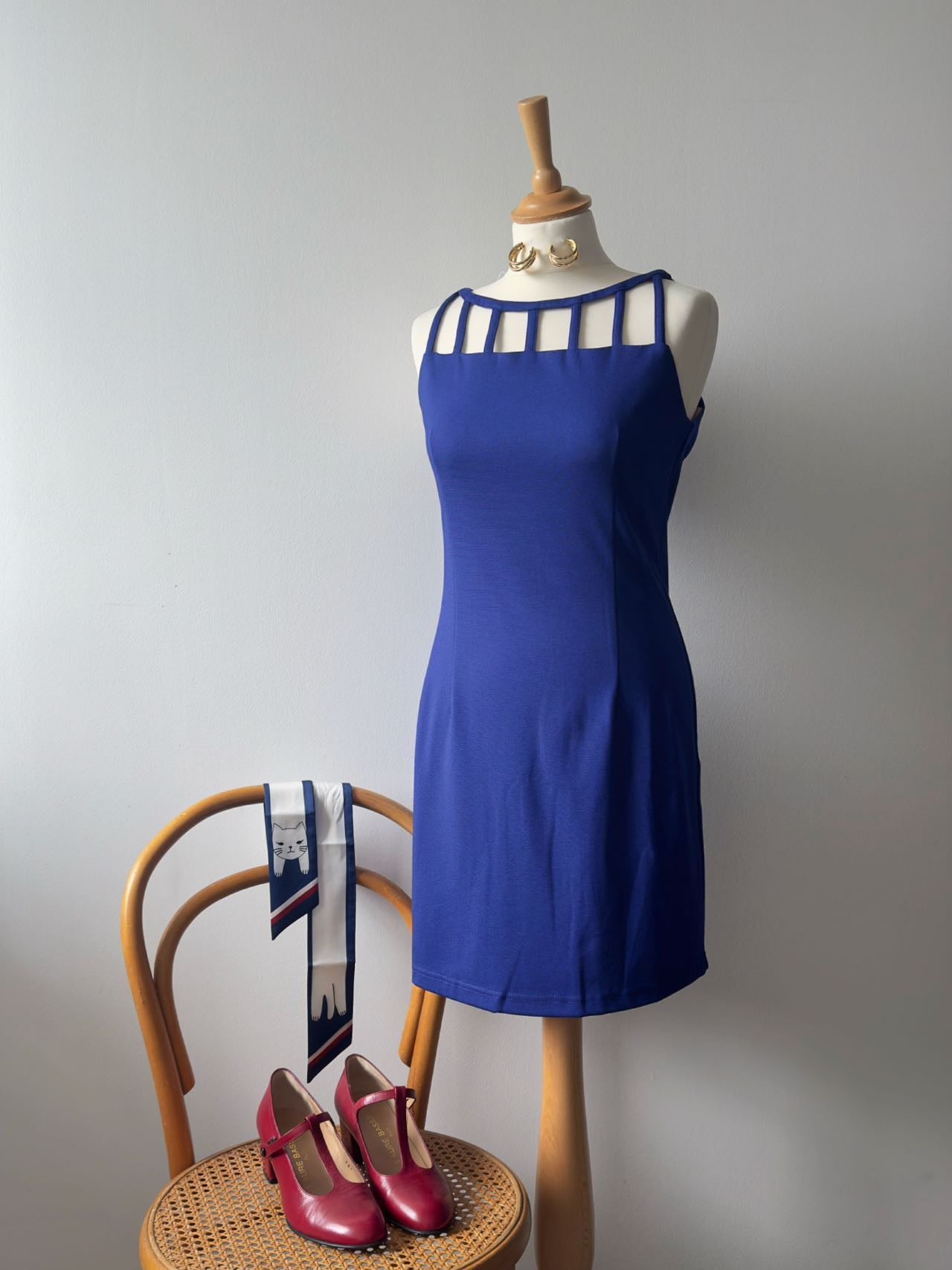 Date Night Dress (Electric Blue)