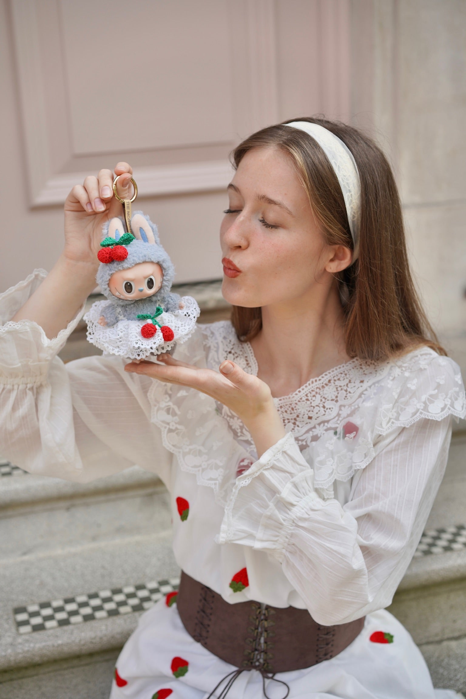 Handmade Cherry Tutu Dress with Ear Band – Miss Patina