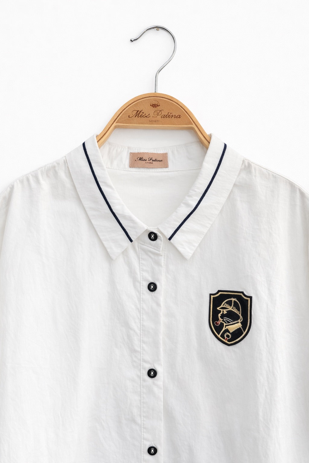 Detective Cat Crisp Shirt