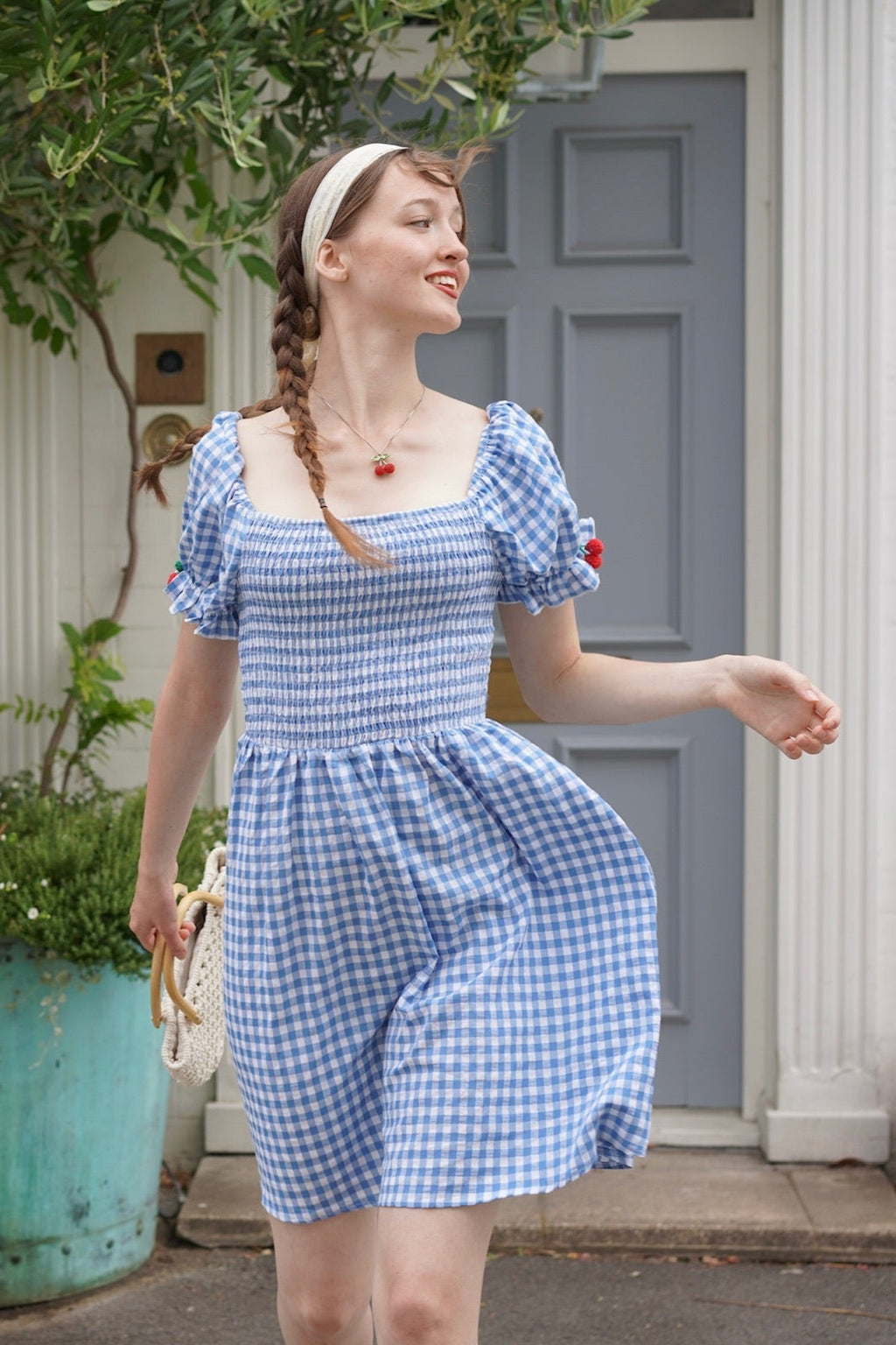 Dorothy Cotton Gingham Dress