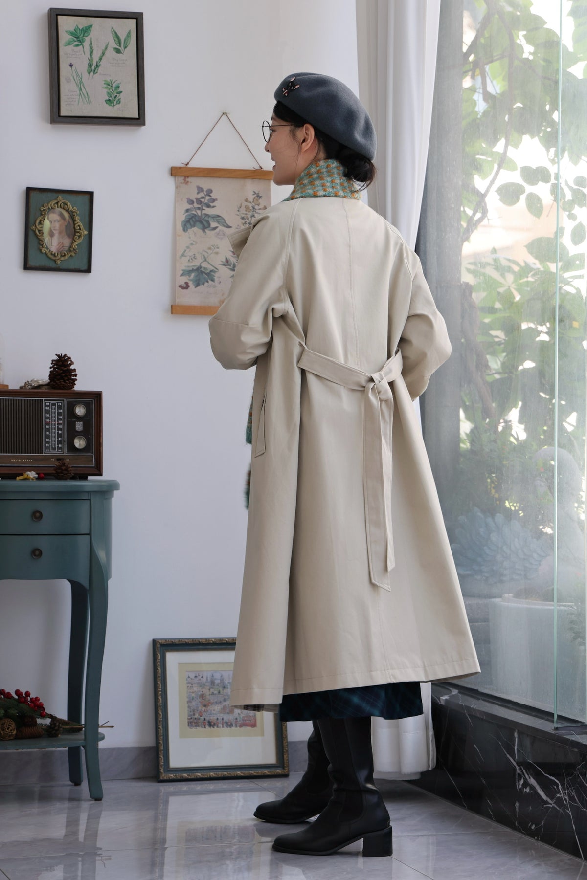 Dr Watson Tartan Trench Coat
